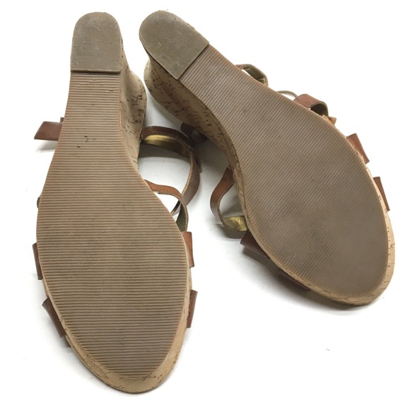 🔖Clearance Sale🔖 Guess | Strappy Cork Wedge Sandals - Picture 5 of 7